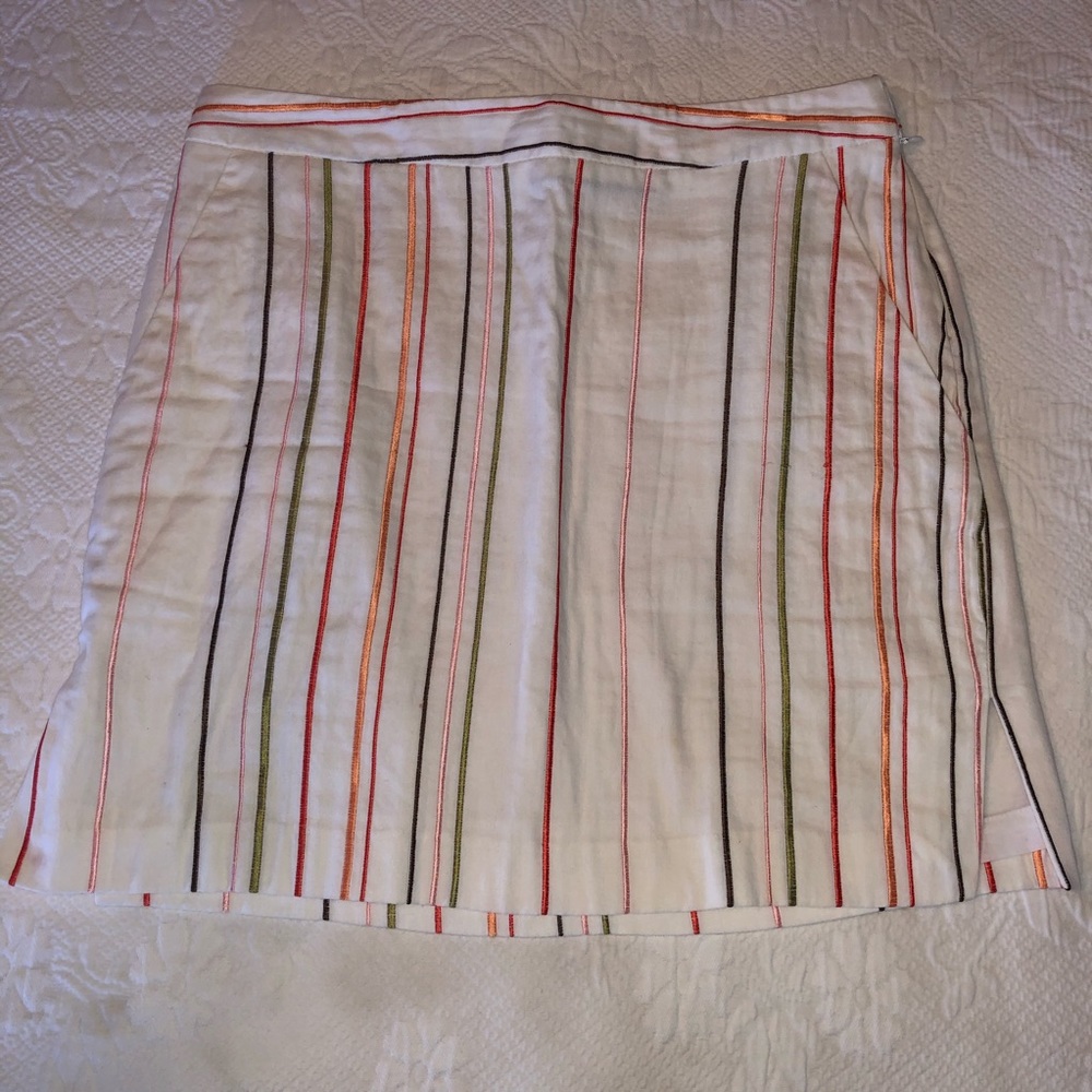Tocca Multicolored Striped Skirt